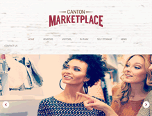 Tablet Screenshot of cantonmarketplace.com